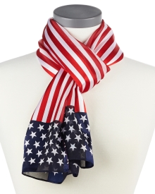 patriotic scarf, july 4th scarf