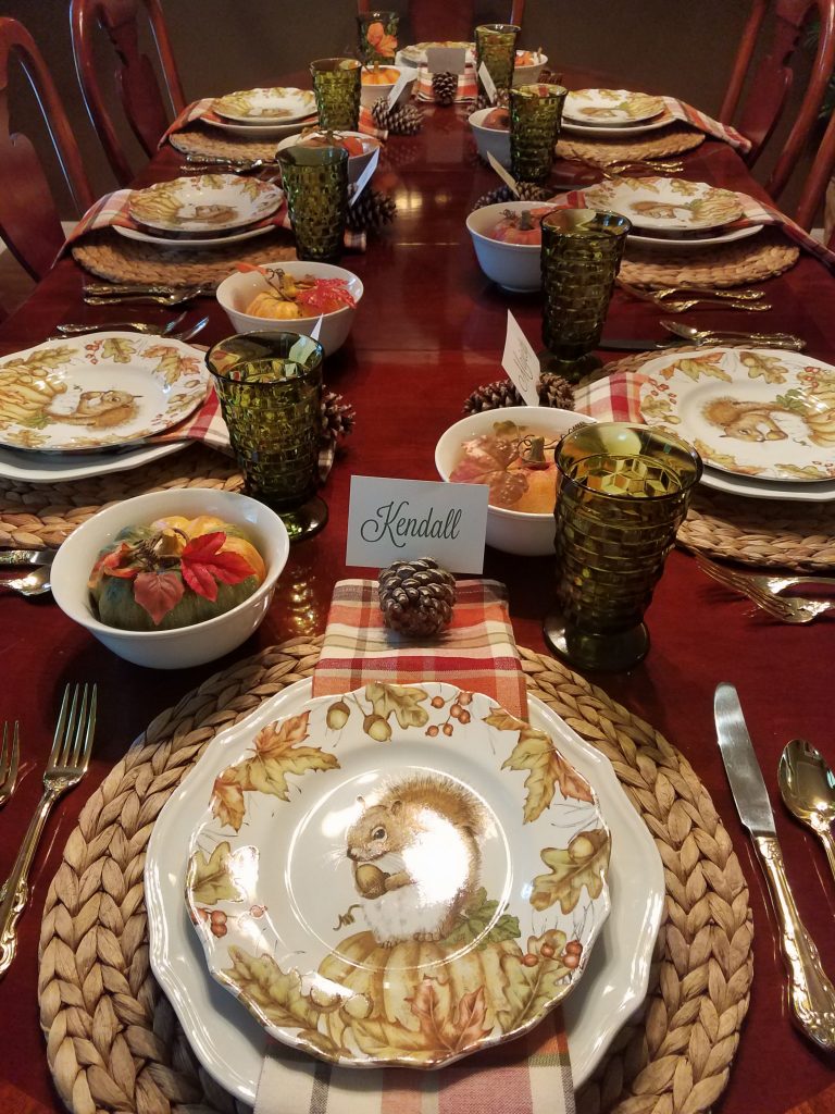 thanksgiving tablescape