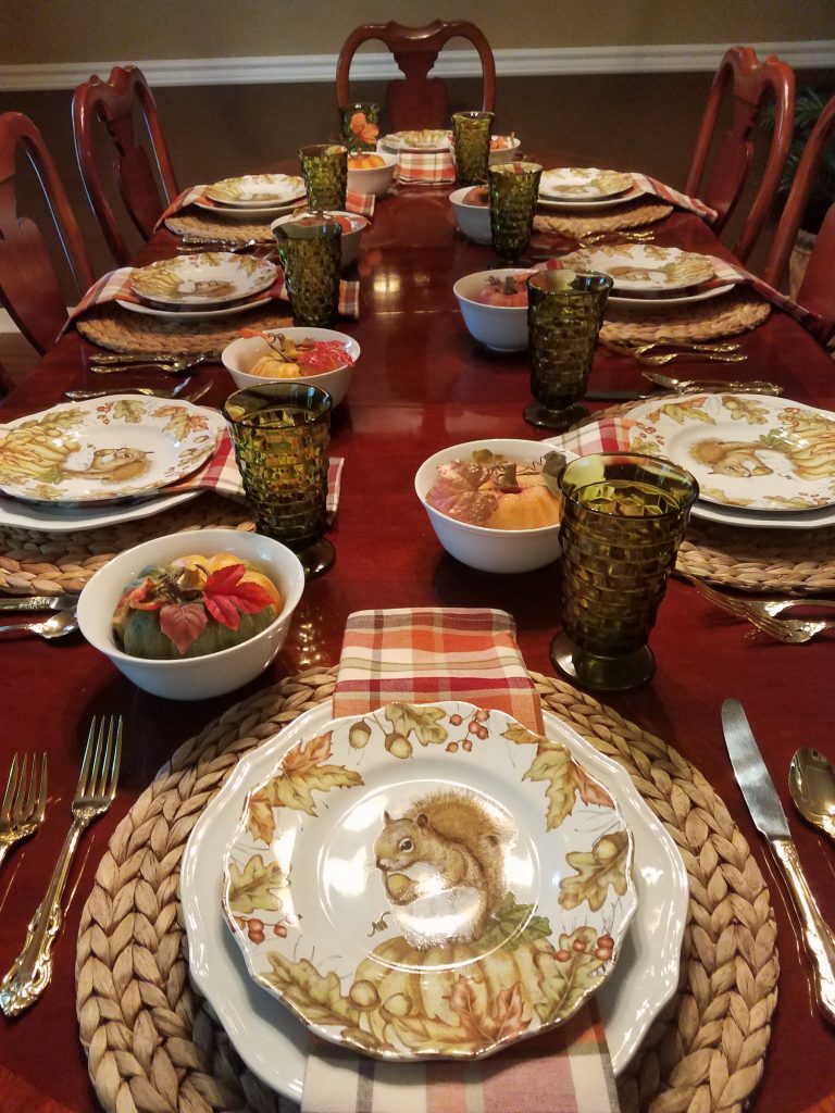 thanksgiving tablescape