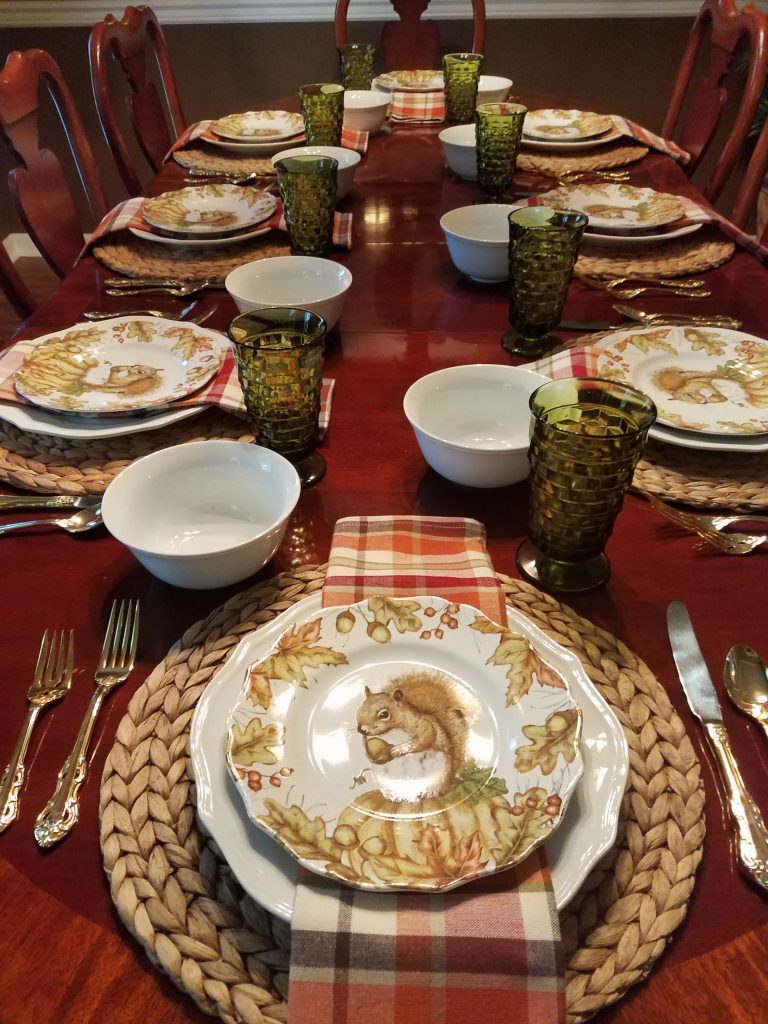 thanksgiving tablescape