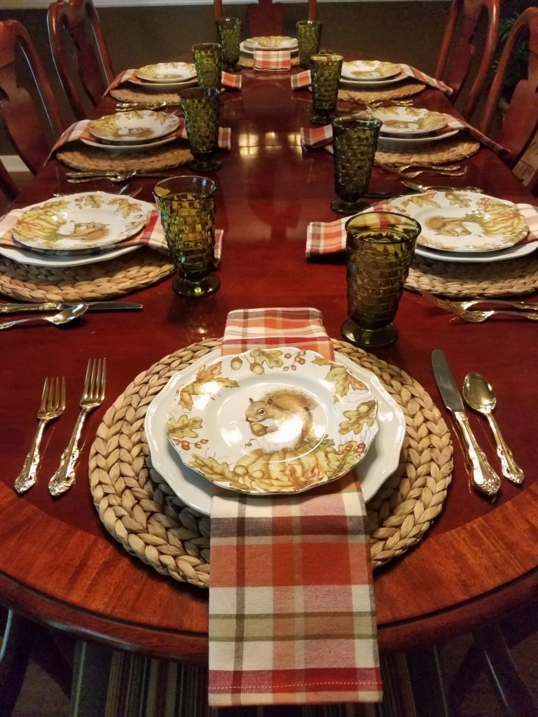 thanksgiving tablescape