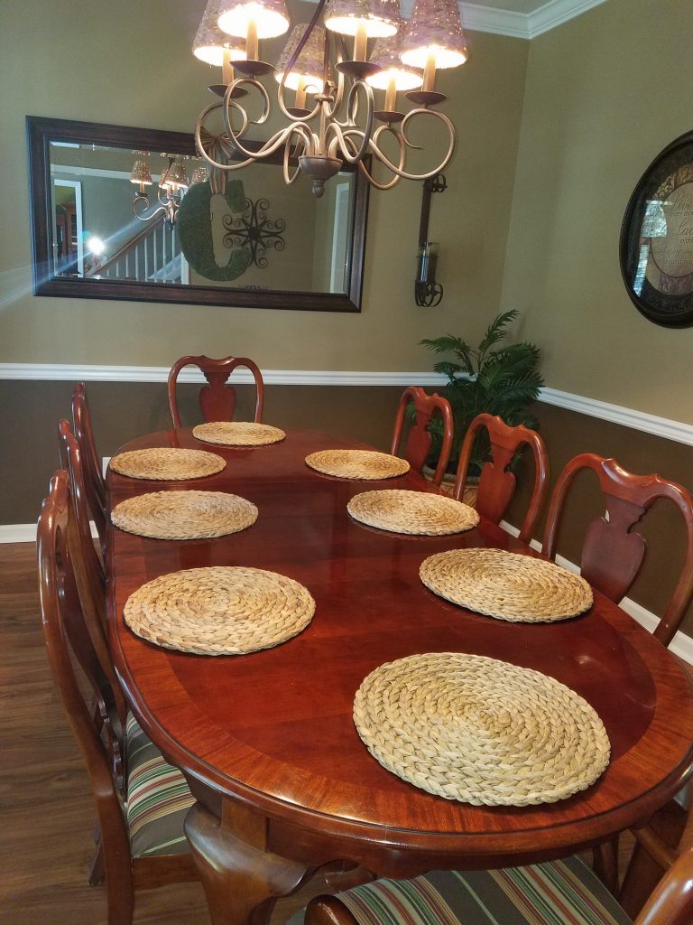 round wicker placemats