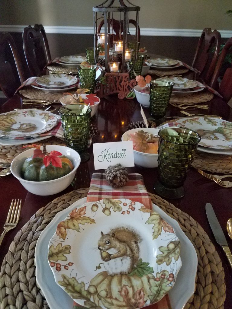 thanksgiving tablescape ideas