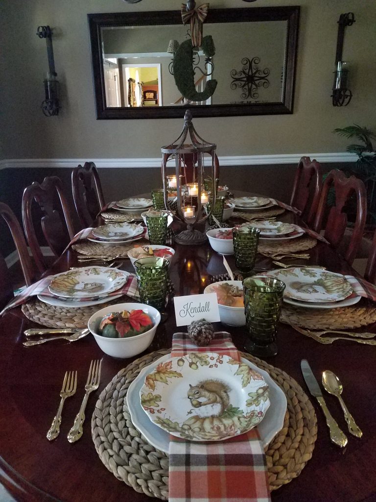 thanksgiving tablescape